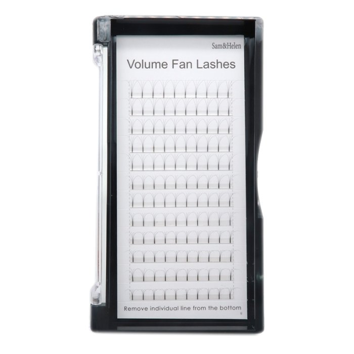 4D Pre-made fan lashes long stem