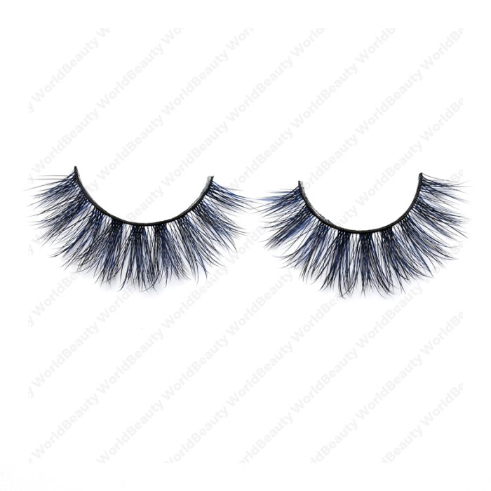 3D Colored  silk lashes-59L