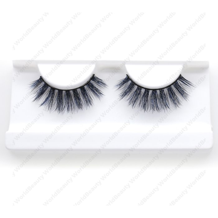 3D Colored  silk lashes-14L