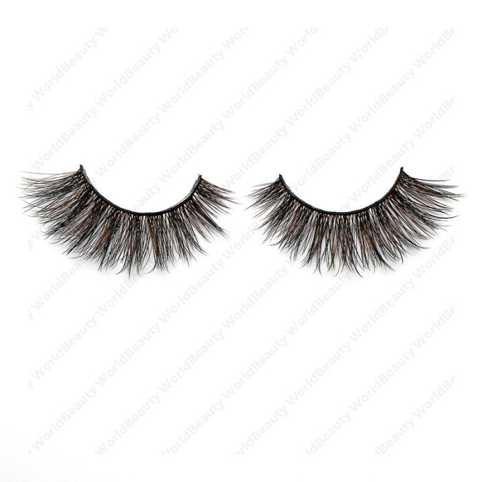 3D Colored  silk lashes-60F