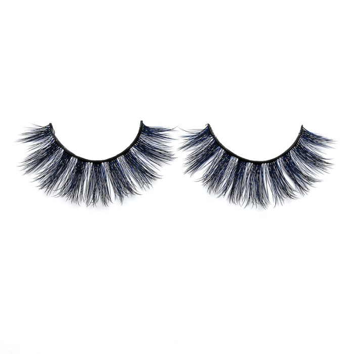 3D Colored  Korean silk lashes-58L