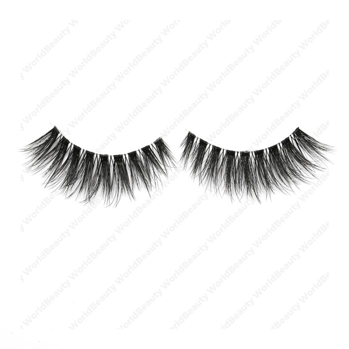 3D faux mink lashes clear band DA-05