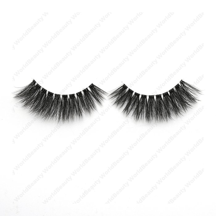 3D faux mink lashes clear band DA-13