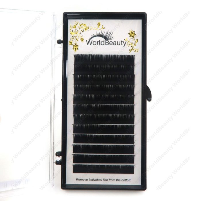 0.10-B Matte flat eyelash extensions