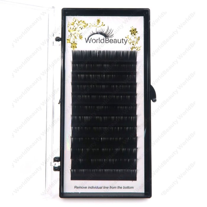 0.10-J Matte flat eyelash extensions