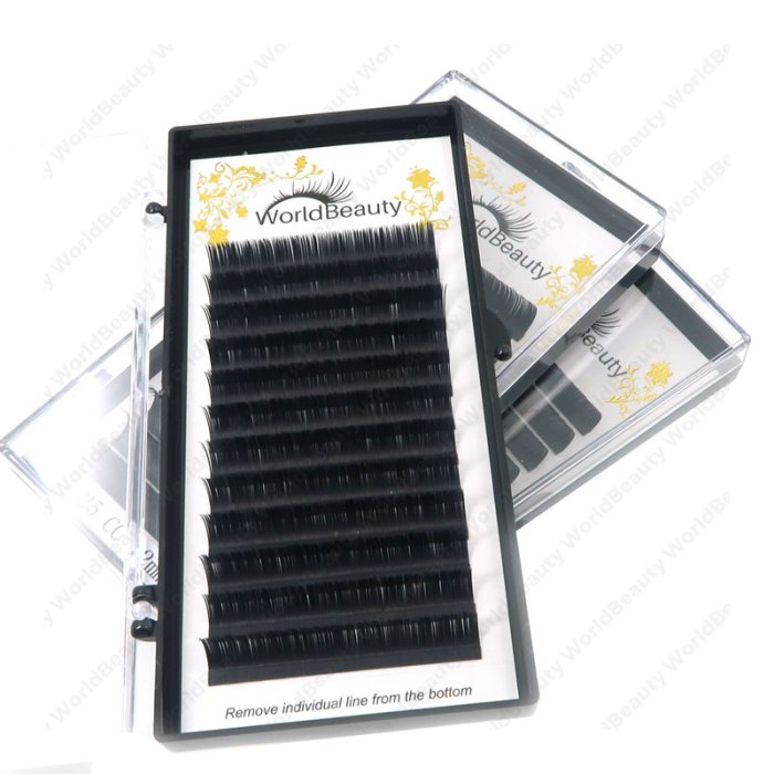 0.25-L Matte flat eyelash extensions