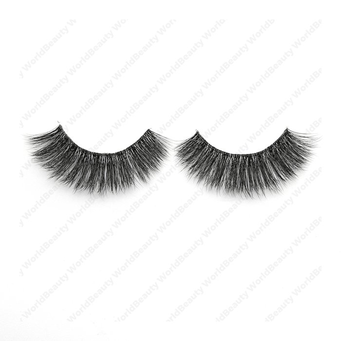 3D faux mink lashes clear band DA-10