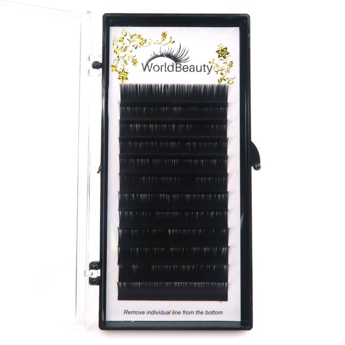 0.125-J Matte flat eyelash extensions