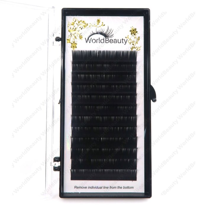 0.125-J Matte flat eyelash extensions