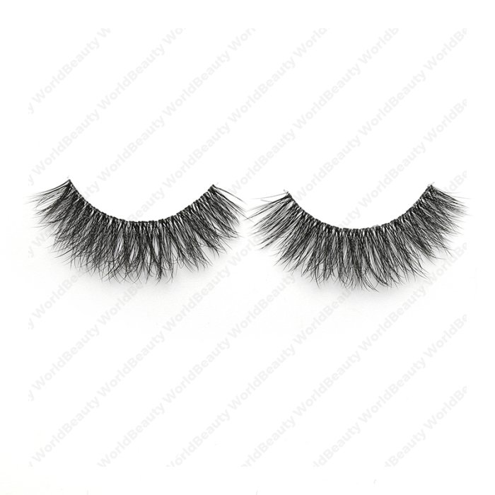 3D faux mink lashes clear band DB-35L