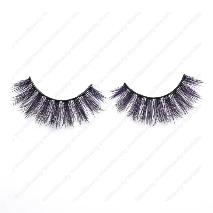 3D Colored  silk lashes-058Z