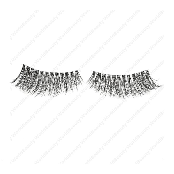 3D faux mink lashes clear band DB-10