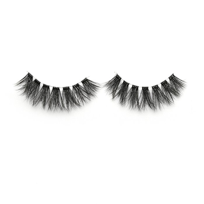 3D faux mink lashes clear band DB-23