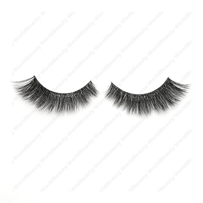 3D faux mink lashes clear band DB-19
