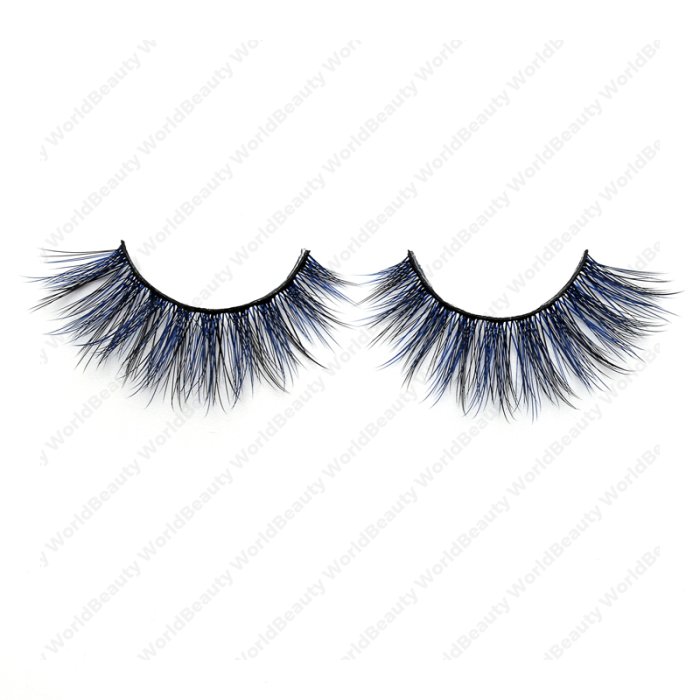 3D Colored silk lashes-S01L