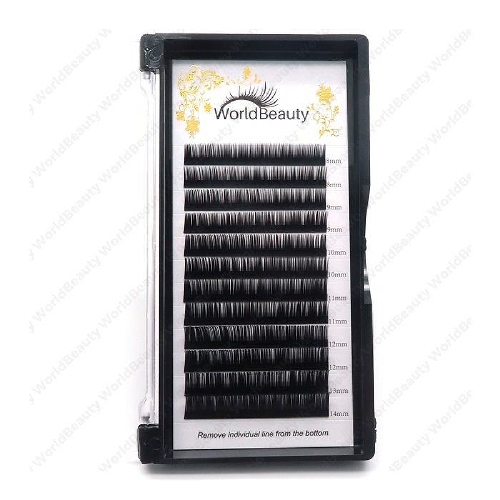 0.15mm B curl worldbeauty classic eyelashes extensions