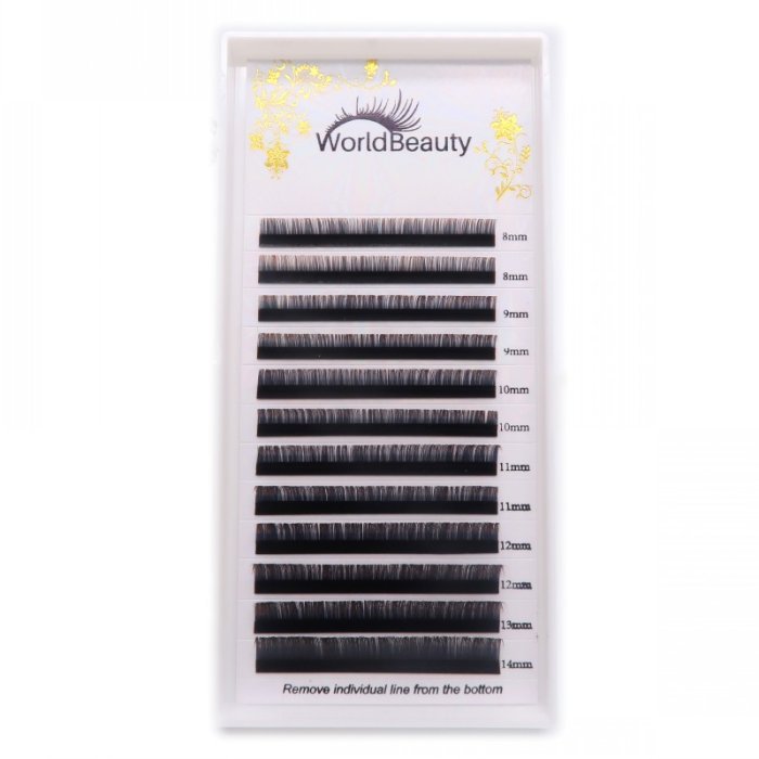 0.07mm D curl Black-Coffee color eyelash extensions