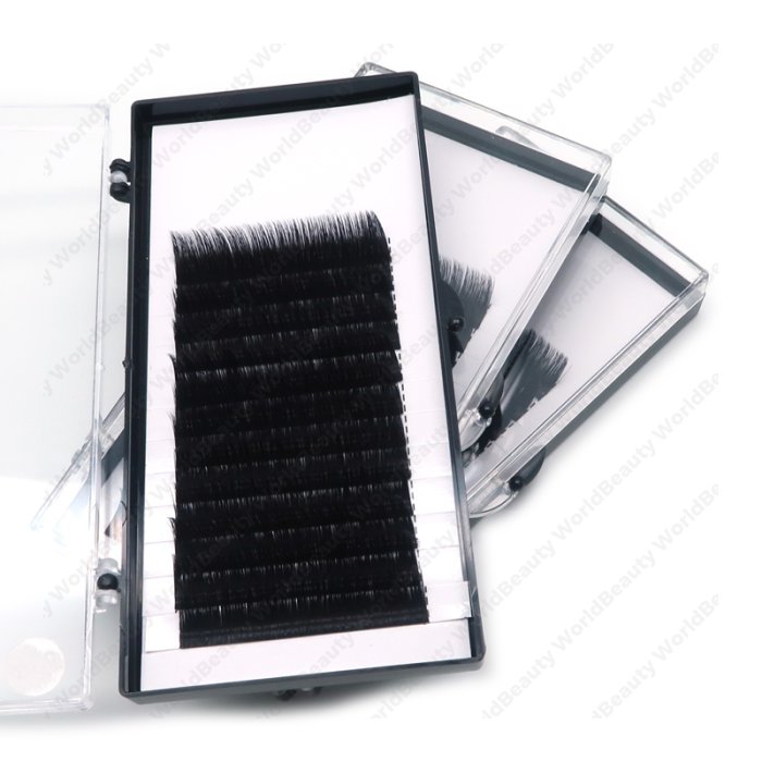 0.03mm C curl multi-length Auto fan eyelash extensions