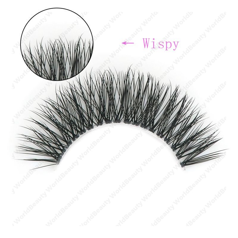 worldbeauty wispy fuax mink lashesK-23 1 (5)