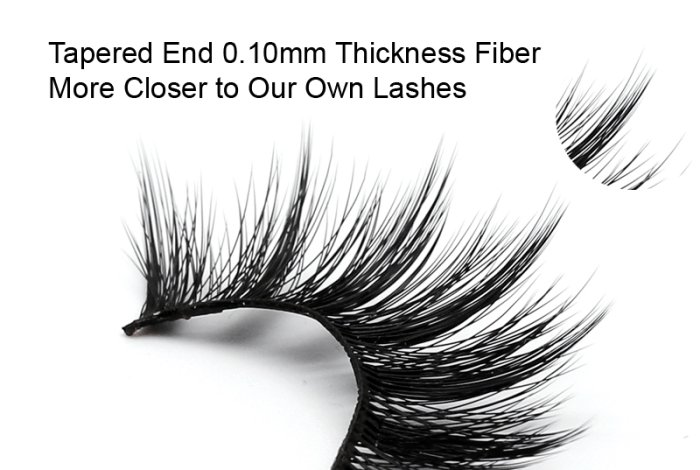 New design charming vegan 3d synthetic fiber silk eyelashes