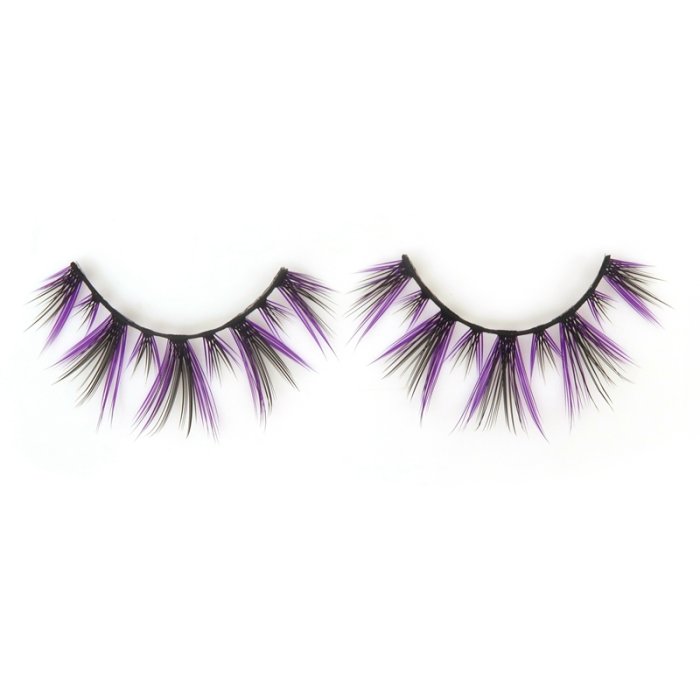 Double layer colored silk false lashes--KSE-235-Z