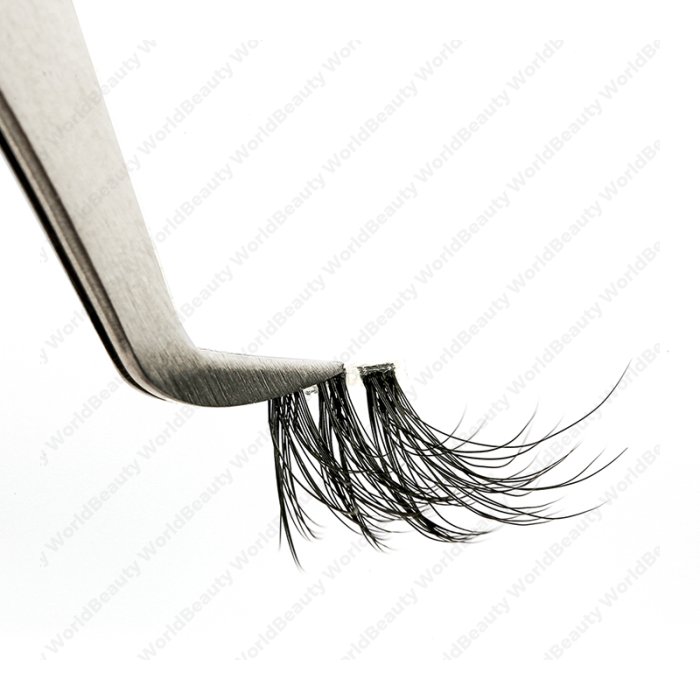 Pre-cut segmented cluster lashes DB16