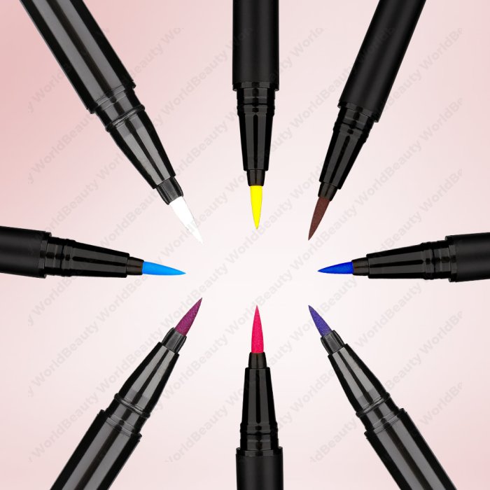 Macarons color eyelash glue eyeliner pen