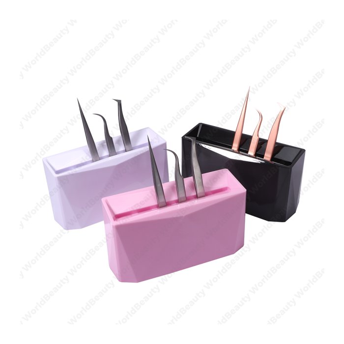 Eyelash tweezer stand