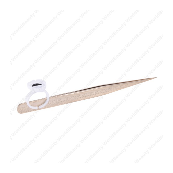 Lash Glue Ring Cup Peach Heart Shape Ring -2