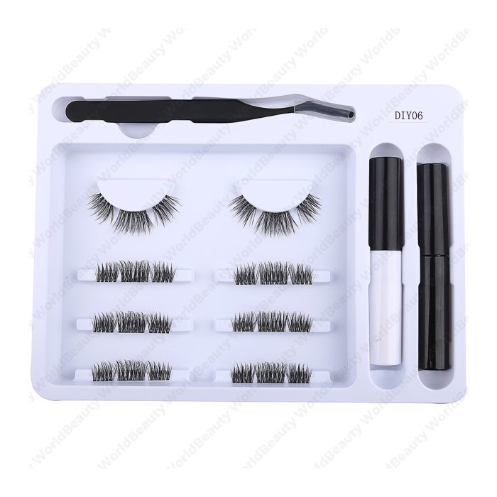 Pre-cut cluster lashes kit-DIY06