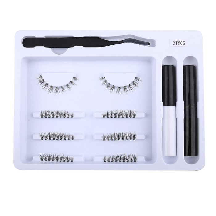 Pre-cut cluster lashes kit-DIY05