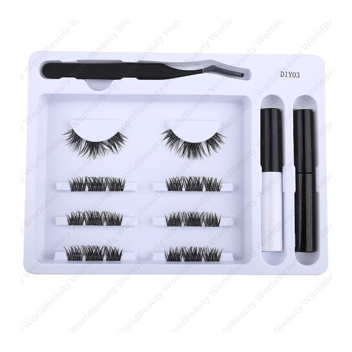 Pre-cut cluster lashes kit-DIY03