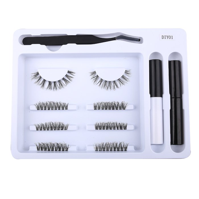 Pre-cut cluster lashes kit-DIY01