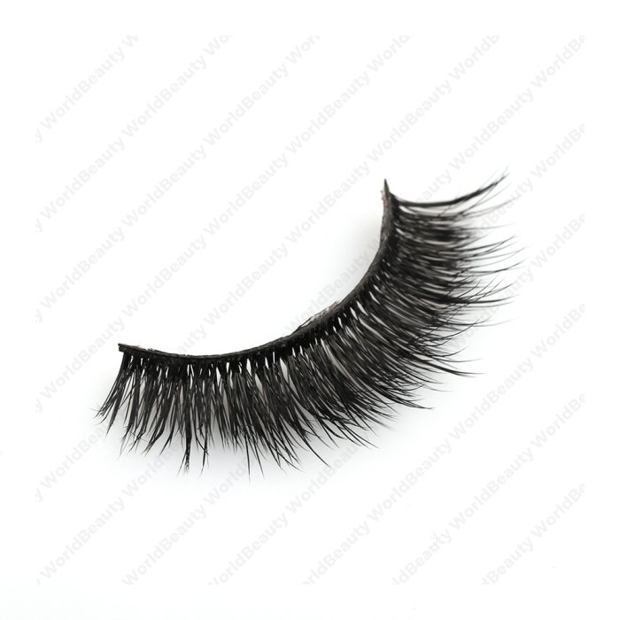 Black cotton band cashmere lashes-FW04