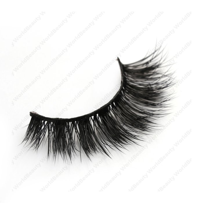 Black cotton band cashmere lashes-FW05