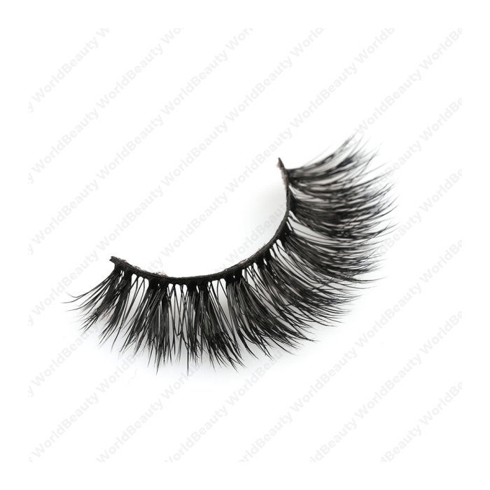 Black cotton band cashmere lashes-FW10