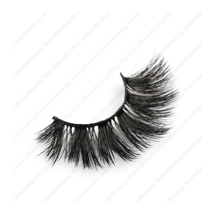 Black cotton band cashmere lashes-FW12