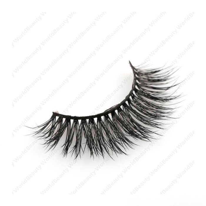 Black cotton band cashmere lashes-FW13