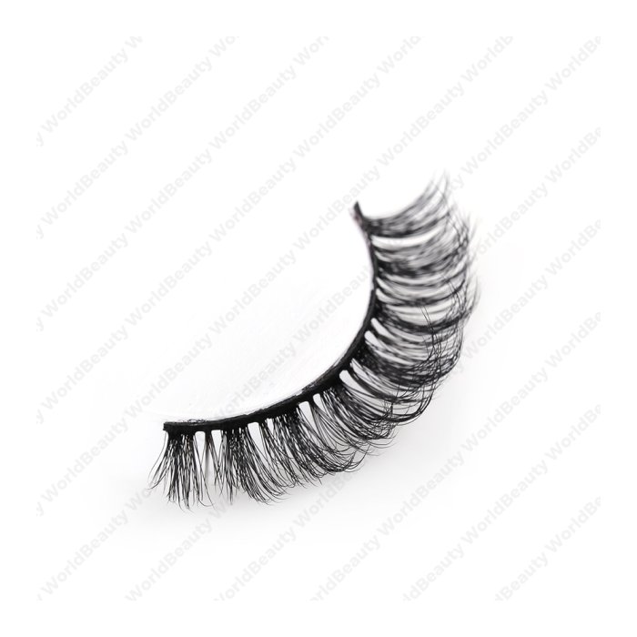 Deep curl Russian strip lashes-EC01