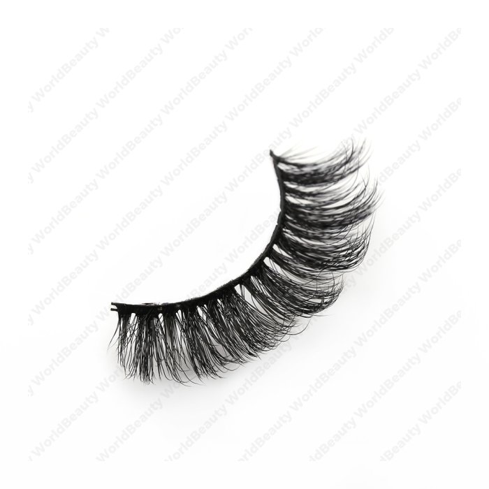 Deep curl Russian strip lashes-EC06