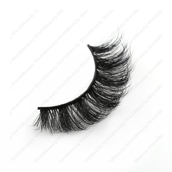 Deep curl Russian strip lashes-EC08