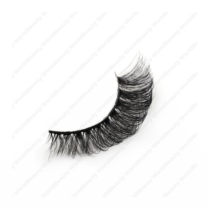 Deep curl Russian strip lashes-EC10