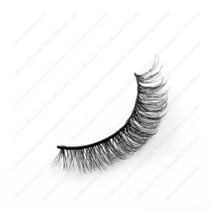 Deep curl Russian strip lashes-EC107