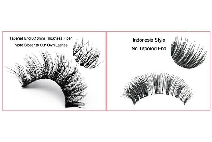 What is the difference of 3D mink eyelash, 3D faux mink eyelash, 3D Silk eyelash ?