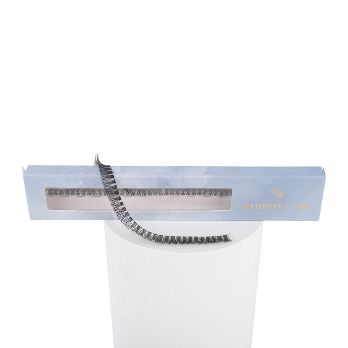 Package-ribbon lash box