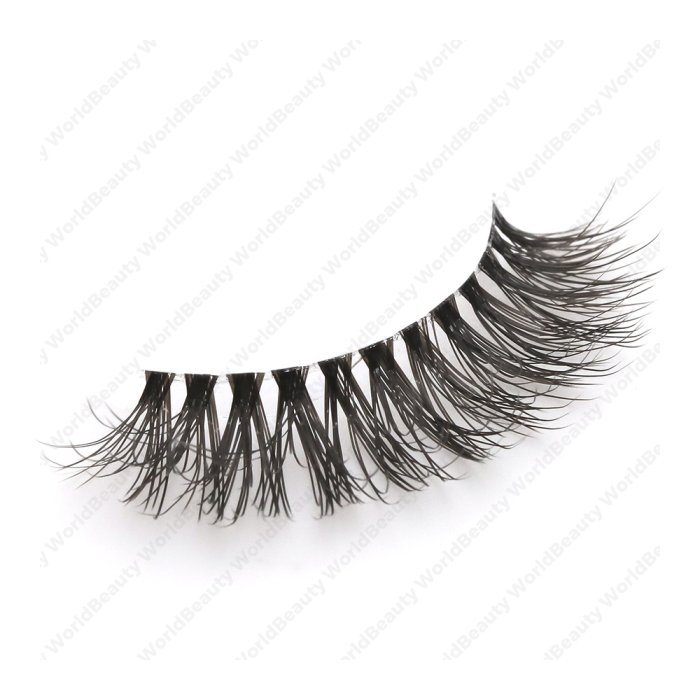 Clear band cashmere lashes-FS19