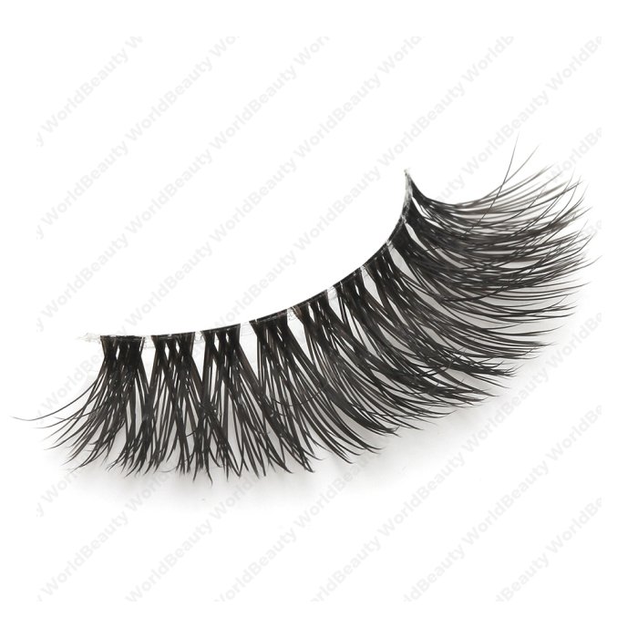 Clear band cashmere lashes-FS22