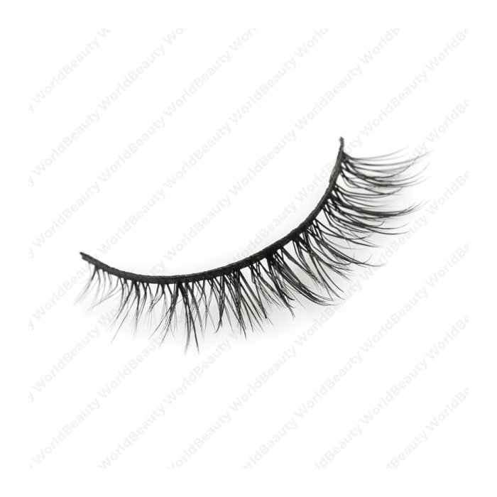 Black cotton band cashmere lashes-FW28