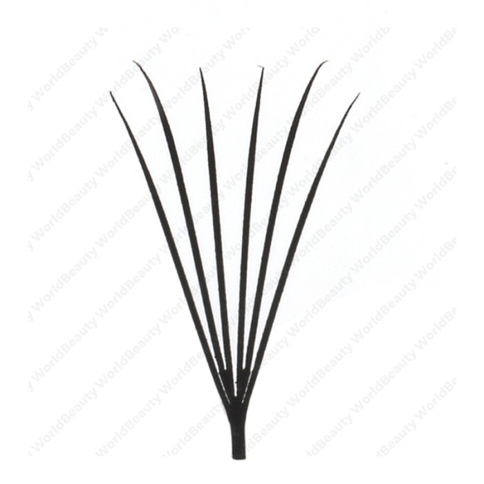 6D Matte Black  Ellipse Premade fans eyelashes