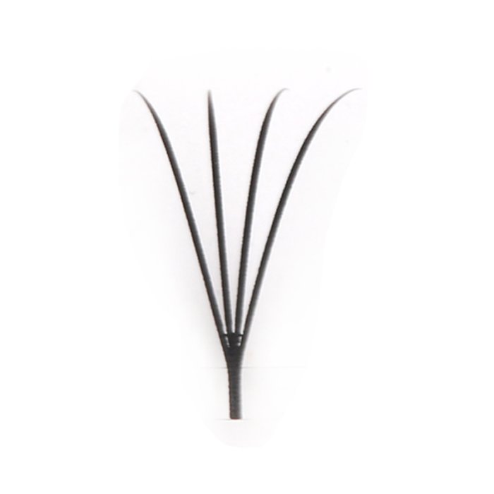 4D Matte Black  Ellipse Premade fans eyelashes